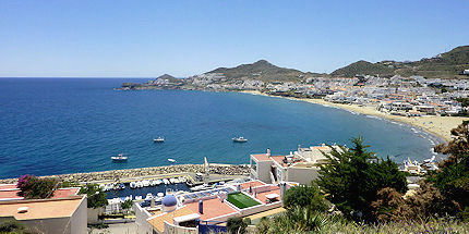 The beachy coastline of San Jose